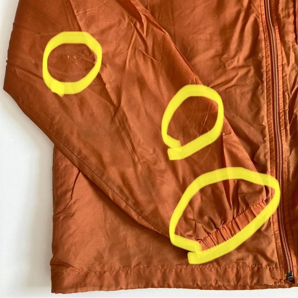 Eddie Bauer Windbreaker Orange Size XL - Picture 10 of 11